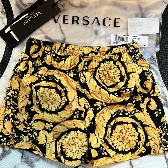 young versace shorts
